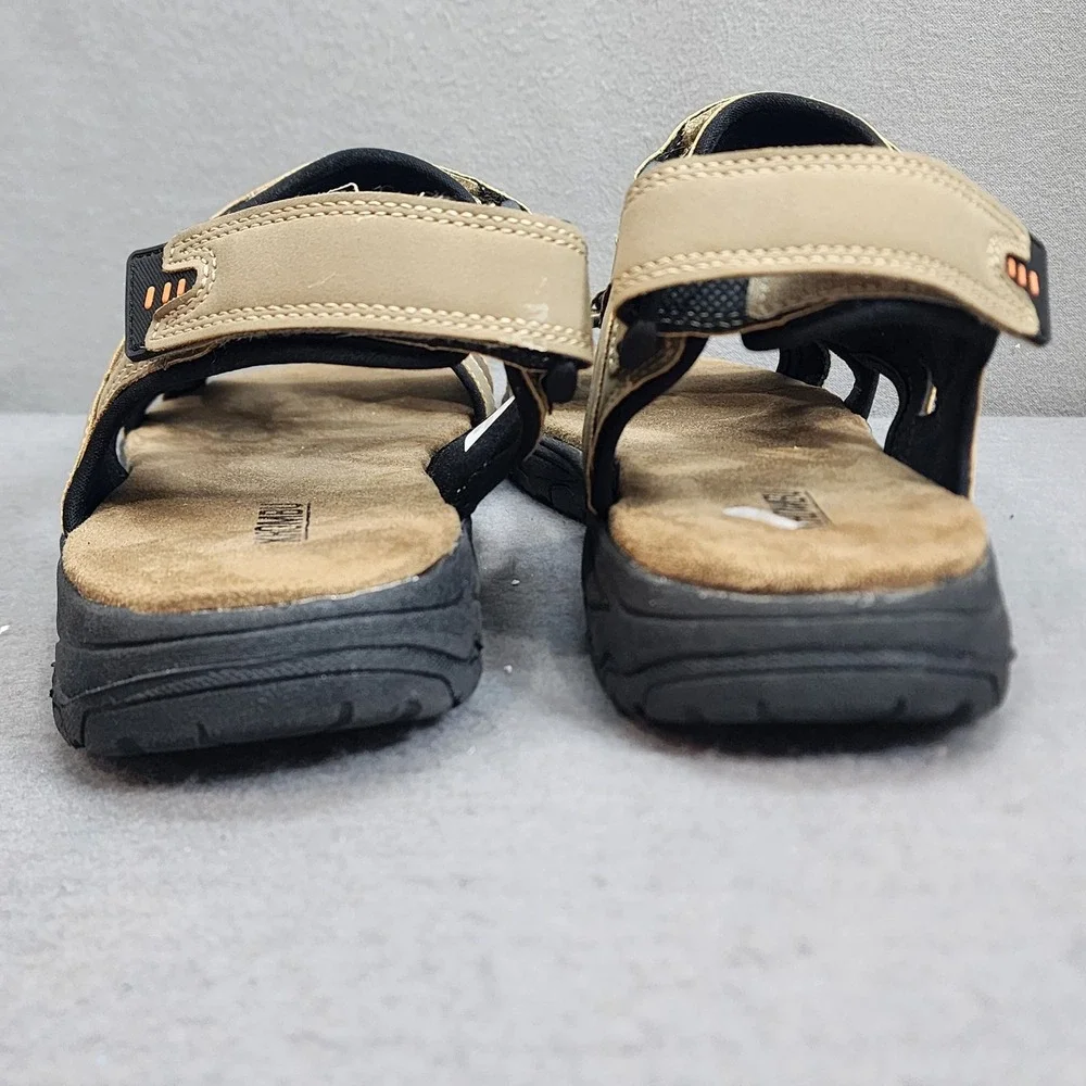 Khombu Sport Sandals Tan Hiking Trail Adjustable Straps Mens 10M